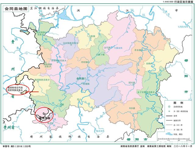 湖南省的两处“飞地”和两处外省在湖南省的“飞地”