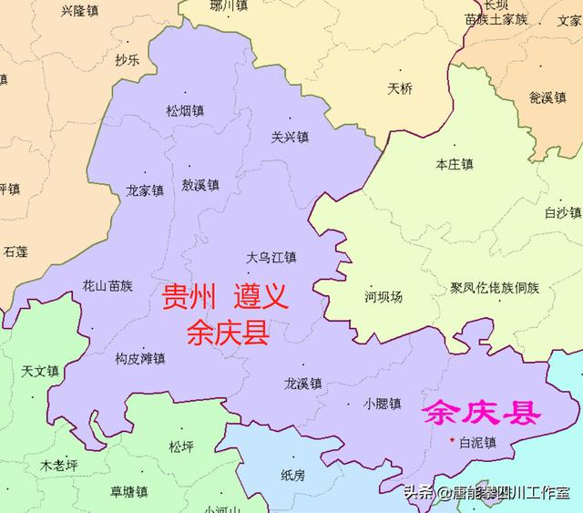 遵义仁怀、湄潭、余庆36镇的变迁：人口、土地、工业…基本统计