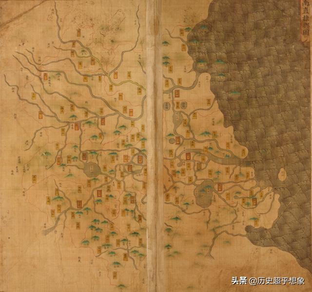 老地图｜1547年明朝《大明舆地图》​