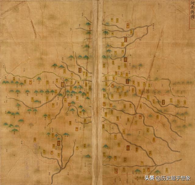 老地图｜1547年明朝《大明舆地图》​